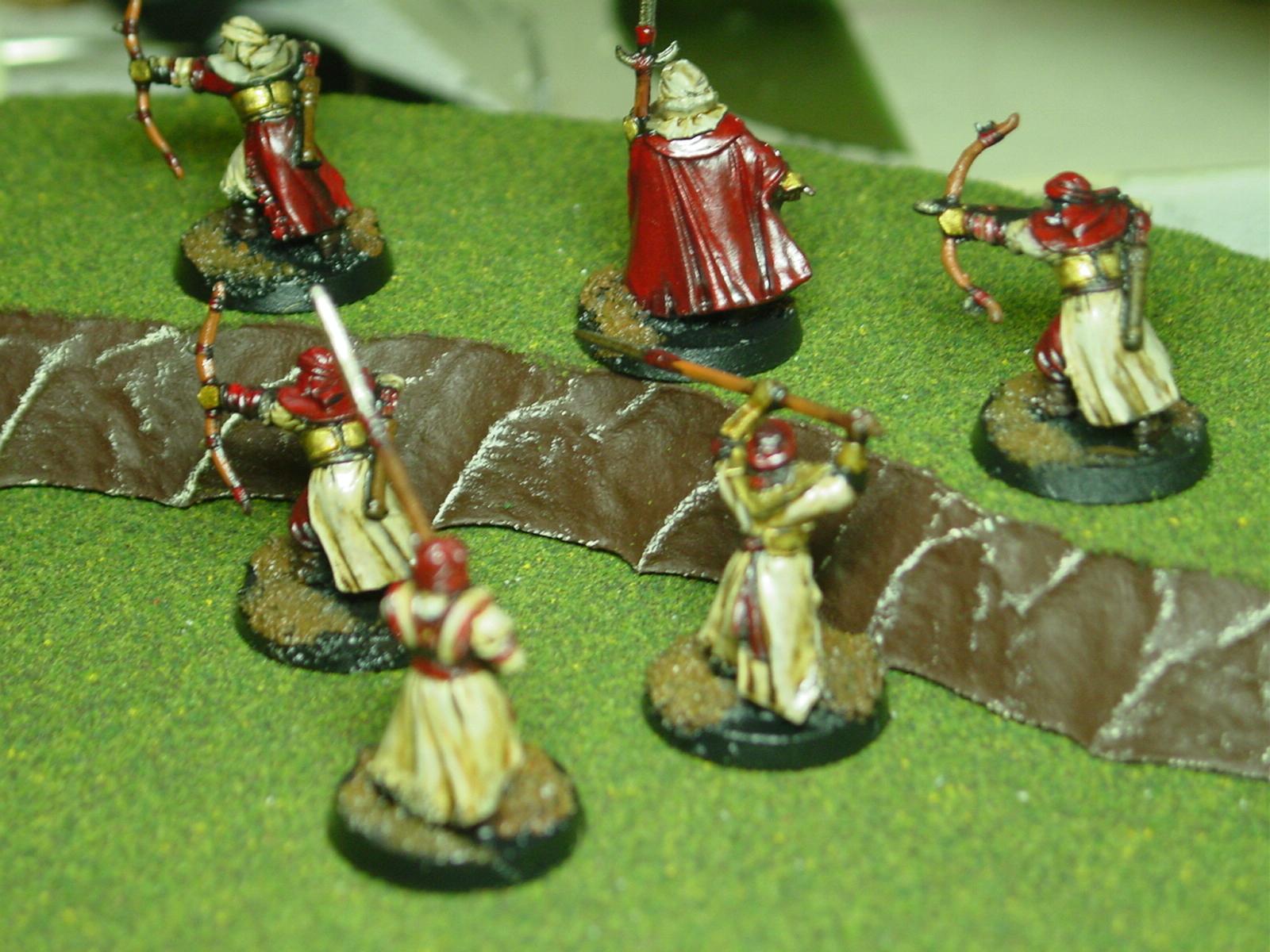 GAMES WORKSHOP LORD of the Rings Wood Elf Sentinels x3 Well Painted Figure LoTR EUR 165,44 - FR